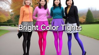 How To Wear Bright Color Tights [upl. by Griselda392]