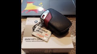 BMW F30 Key Fob Cover unboxing and review  BMW Schlüsseletui [upl. by Salomi819]