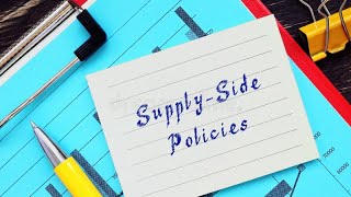 Economics IGCSESupplySide Policies and Governernmet Controls [upl. by Asilrahc235]