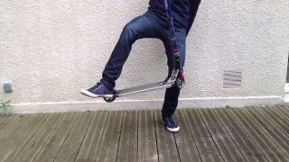 Faire un mac whip  Figure de trottinette freestyle  Apprendre le mac whip en trottinette freestyle [upl. by Siddon]