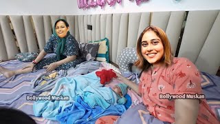 Sidhu Moose Wala Mother Second BABY BOY Face Reveal 😍 with Sidhu Sister [upl. by Talya]