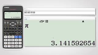 Mathematical Constant Pi on Casio fx991EX Classwiz [upl. by Erdnaek981]