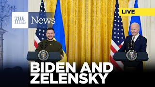 WATCH LIVE Biden and Zelensky Hold Press Conference [upl. by Reifnnej]