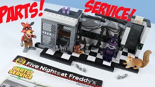 Five Nights at Freddys Fnaf PartsService McFarlane Toys Review with Hallucination [upl. by Philoo]