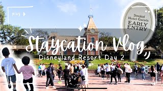 Disneyland Resort California Vlog  Staycation Day 2 [upl. by Avika162]