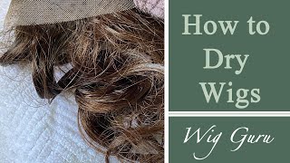 How to Dry a Wig [upl. by Annovad]