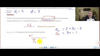 Sec 82 1 Introduction to Arithmetic Sequences [upl. by Verda]