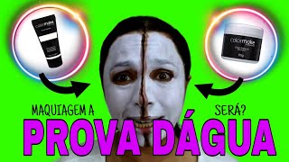 MAQUIAGEM A PROVA DÁGUA SERÁ MESMO 💥 TESTANDO CLOWN LÍQUIDO E CREMOSO [upl. by Talyah]