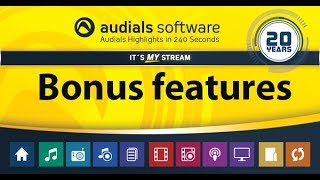 Audials 2019 in 240 Seconds  Bonus Features [upl. by Zoltai]