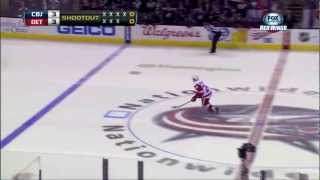 012113  Damien Brunners First NHL Shootout Goal [upl. by Roderic42]