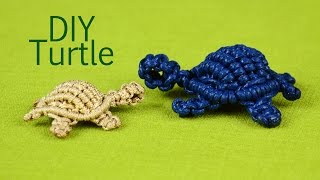 How to Macramé Turtle Tortoise Tortue Tortuga Tartaruga [upl. by Wohlen]