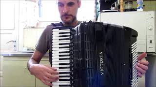 quotCacak Koloquot Serbian Folk Accordion Dimitris Koustas [upl. by Ally826]