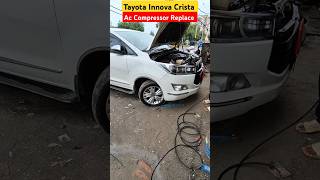 How to Change Tayota Innova Crista Ac Compressor  Tayota Innova Crista Ac Compressor Replace [upl. by Guilbert]