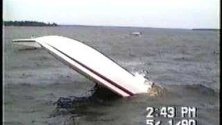 Boat crash on Lake Conroe Longer version [upl. by Boyden282]