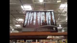 GE Twinkling LED Icicle Lights Costco [upl. by Akedijn150]