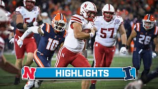 Nebraska at Illinois  Extended Highlights  Big Ten Football  Oct 6 2023 [upl. by Cuthbertson700]