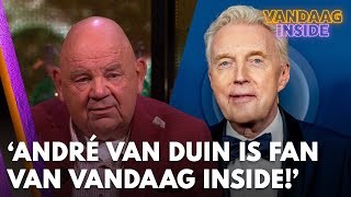 Pieter sprak André van Duin op TelevizierGala Hij is fan van Vandaag Inside [upl. by Nortna]