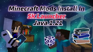 How to Install minecraft mods in SK Launcher Java edition 121   modmenu minecrafttutorial [upl. by Adnawal]