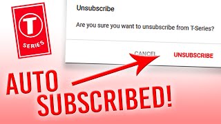 AUTOSUBSCRIBED TO TSERIES IN INDIA Is It True answered [upl. by Favrot]