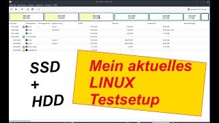 Mein aktuelles LINUX TestSetup  System m2 SSD Daten HDD [upl. by Persons]