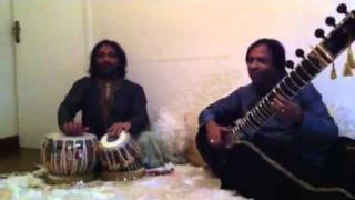 Ustad Shahid Parvez Khan with Sukhwinder Singh PinkyIktaal Gat amp Jhalla [upl. by Ringe]