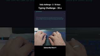 Day 2 of Typing  keyboardskills fasttyping coding typingtutor speedtyping keyboard ssc [upl. by Reg527]