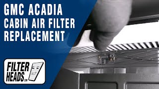 How to Replace Cabin Air Filter 2021 GMC Acadia AQ1223C [upl. by Funch738]