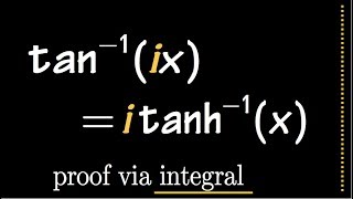 the COMPLEX relationship between tan1x and tanh1x [upl. by Cinda]