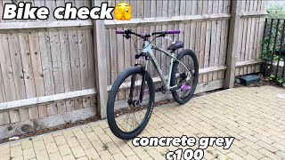 C100 Bike Check C100 V2 Concrete Grey [upl. by Alrak]