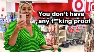 When Entitled Target Shoplifters Get Humbled by Cops 2 [upl. by Nylsirk]