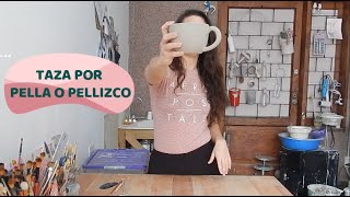 Haciendo una TAZA ☕ con la tecnica de PELLIZCO  CERAMICA [upl. by Jose]