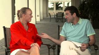 Justin Gimelstob Interviews Caroline Wozniacki Part 2  Star Games TV [upl. by Irrok899]