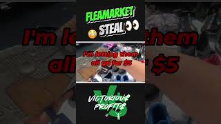 BUYING Off White shoes for 5 at the Fleamarket 👀😳 shorts sneakers fleamarket reselling [upl. by Rocco]