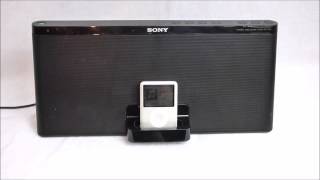 Sony RDPX50iP Personal Audio Dock iPod iPhone [upl. by Race326]