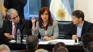 12 de MAY Refinanciamiento de deudas provinciales Cadena Nacional Cristina Fernández [upl. by Adnical713]