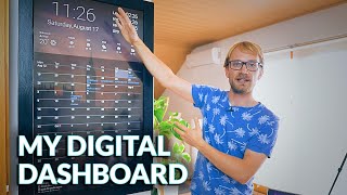 Making a Digital Dashboard w Google Calendar integration [upl. by Amilah]