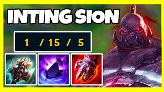 INTING SION EASY WINS IN RANKED THE CLIMB TO DIAMOND D stream  League of Legends [upl. by Aieka]