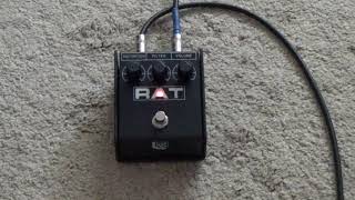 Proco Rat 2 Demo Overdrive Heavy Distortion FUZZ [upl. by Schlosser]