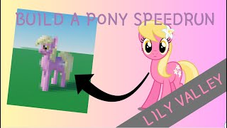 Making Lily Valley in Build a Pony [upl. by Gibby]