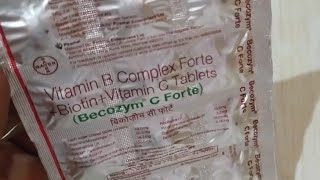 Becozym C Forte Tablet Benifit  Vitamin B Complex  Biotin  Vitamin C Tablet Benifit [upl. by Pride]