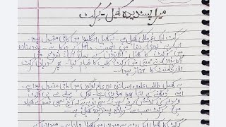 Urdu essayhow ro write essay in urdumera pasandida khelcricket pe mazmoonclass 10th urduessay [upl. by Quigley866]