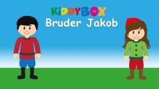 Bruder Jakob  Kinderlieder zum Mitsingen  KIDDYBOXTV [upl. by Lydie812]