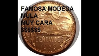 MONEDA DE 20 CENTAVOS MULA DE 1973 SI TIENE ESTAS CARACTERISTICAS VALE MUCHO DINERO BUSCALA [upl. by Lavud]