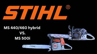 Stihl MS 500i vs MS440 [upl. by Rogovy]