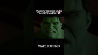 Original Hulk is the best transformation 💀 marvel avengers shortvideo mcu shorts hulk [upl. by Nyl699]