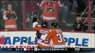 Claude Giroux scores his first of the year [upl. by Watt]