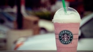 How to Make a Starbucks Strawberries amp Crème Frappuccino [upl. by Lewin381]