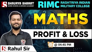 Profit amp Loss  Maths For Class RIMC by Rahul Sir [upl. by Jerold741]