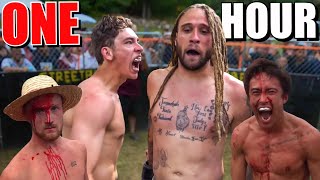 One Hour of BRUTAL Backyard MMA amp Boxing Highlights [upl. by Ecirad]