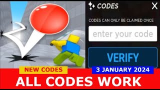 NEW UPDATE CODES NewYear Death Ball ROBLOX  LIMITED CODES TIME  0132024 [upl. by Lionel]